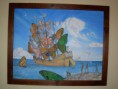 "Partenza della nave alata" di Vladimir Kush